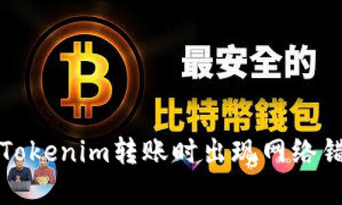 如何解决Tokenim转账时出现网络错误的问题